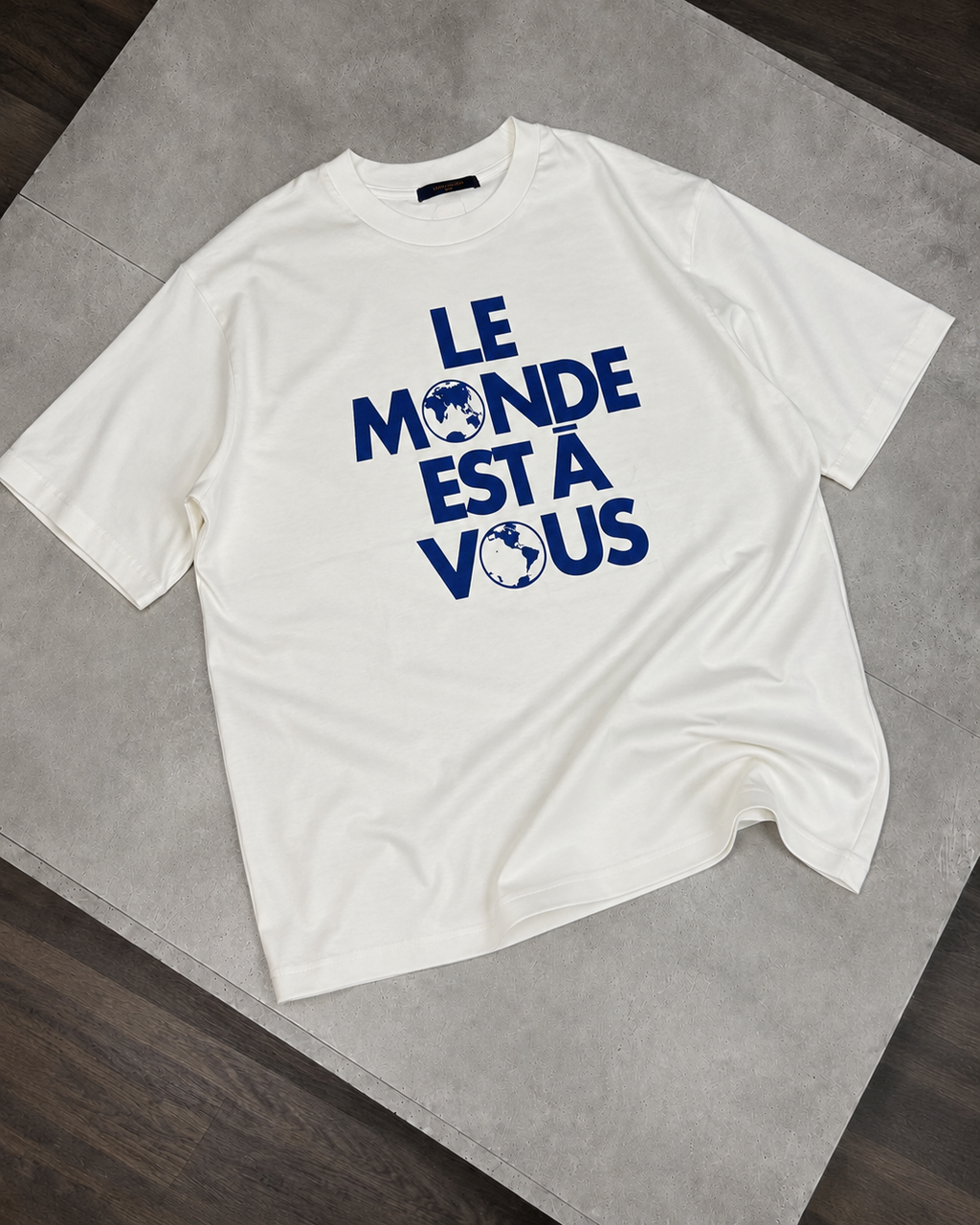 LVE TEE - WHITE/BLUE