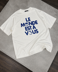 LVE TEE - WHITE/BLUE