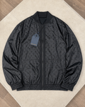 LVE FULL ZIP BOMBER - BLAXK