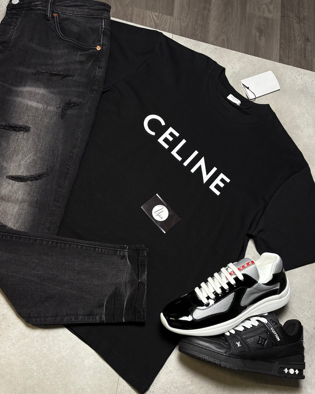 CLN TEE - BLACK